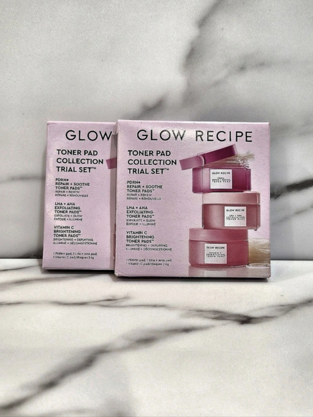 Glow Recipe Toner Pad Collection Trial Set Each Set Includes 3 Samples - NIB